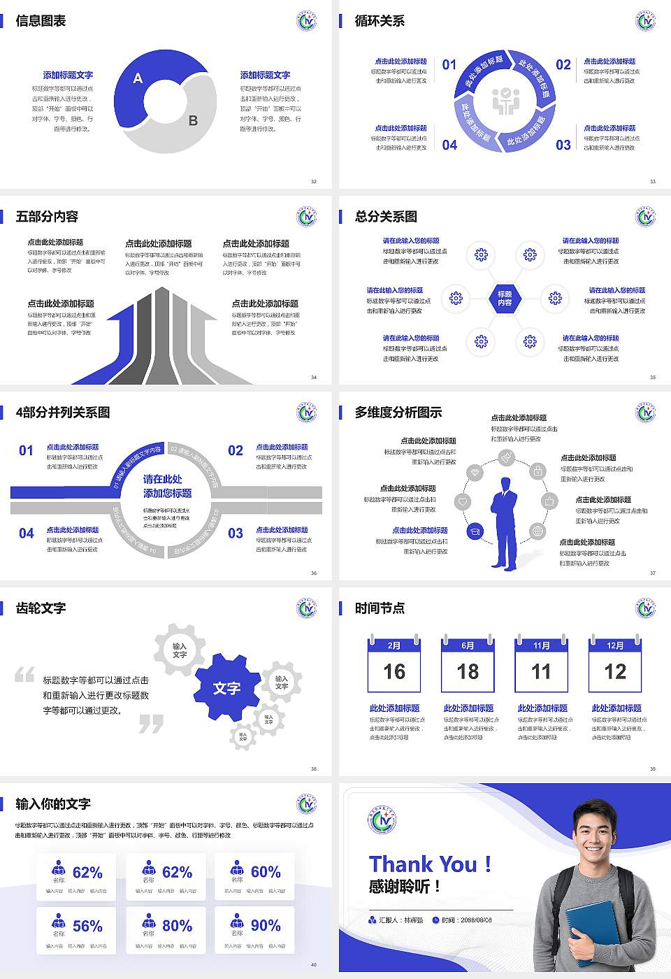 南充职业技术学院大学生职业生涯规划书PPT模板下载16:9格式幻灯片预览图5