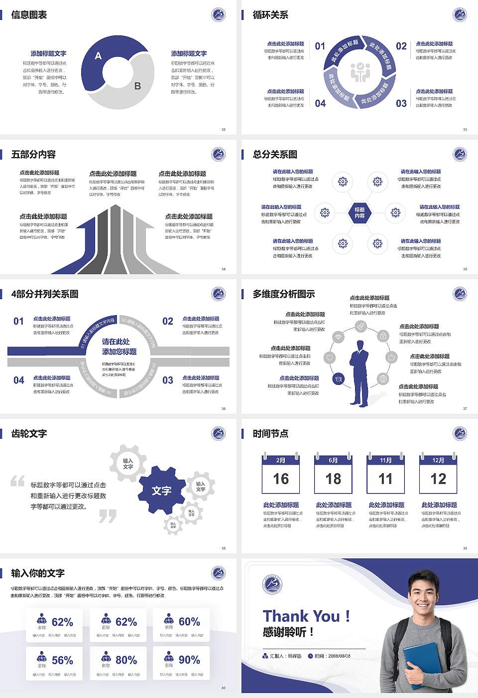 滨州科技职业学院大学生职业生涯规划书PPT模板下载16:9格式幻灯片预览图5