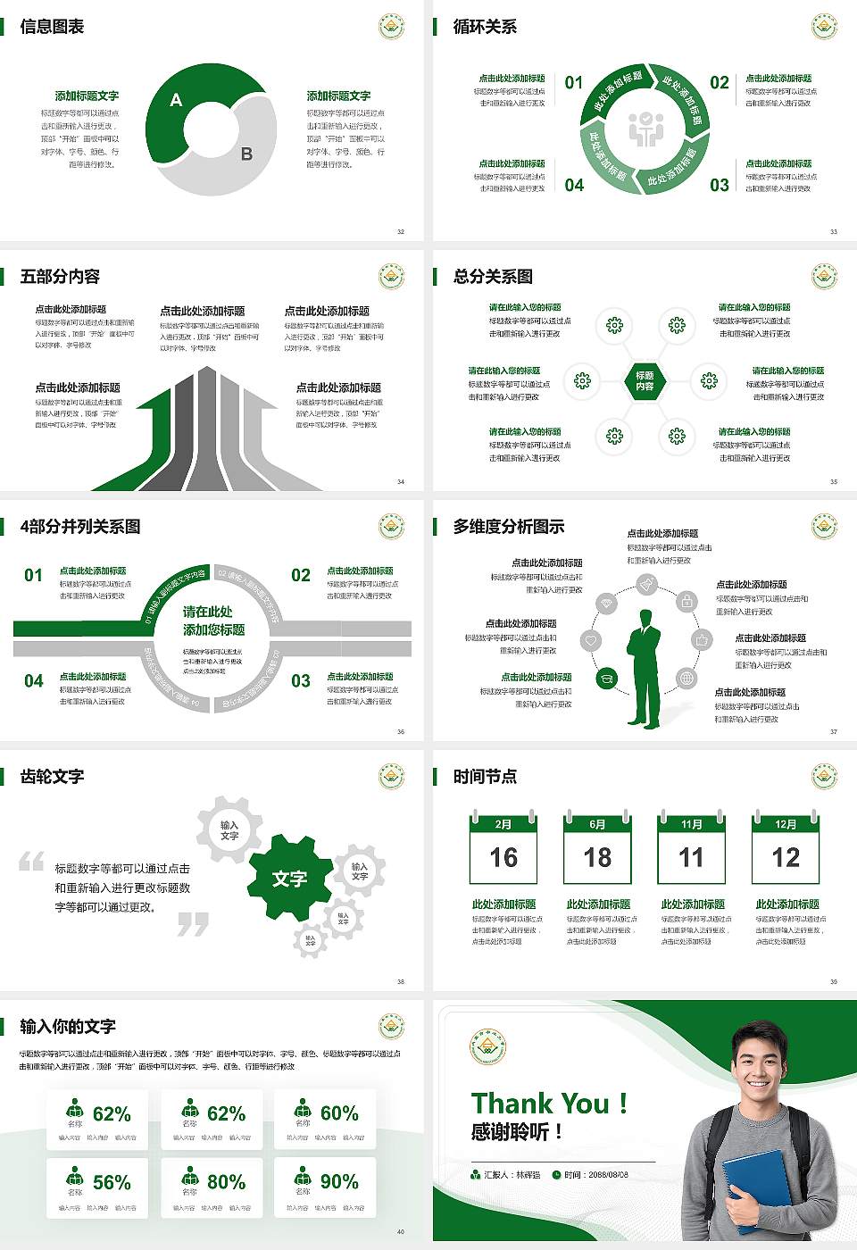 内蒙古农业大学大学生职业生涯规划书PPT模板下载16:9格式幻灯片预览图5