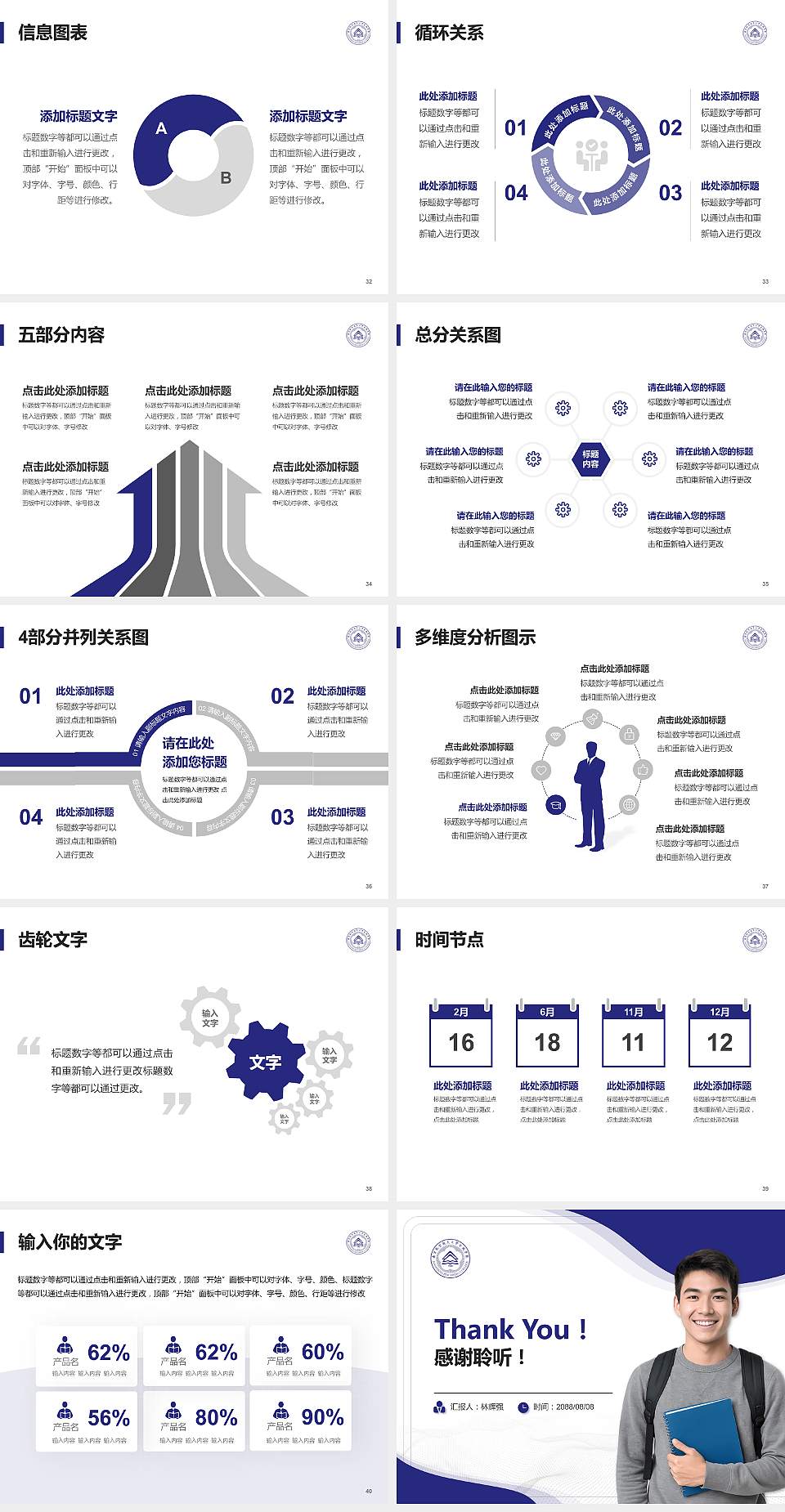 南京航空航天大学金城学院大学生职业生涯规划书PPT模板下载4:3格式幻灯片预览图5