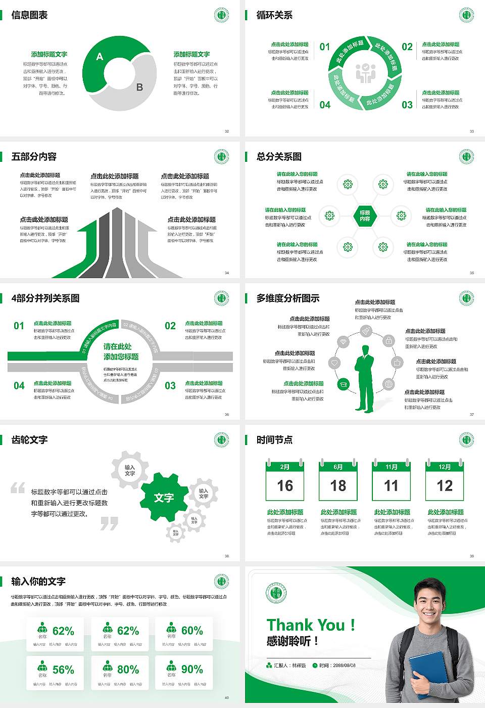江西环境工程职业学院大学生职业生涯规划书PPT模板下载16:9格式幻灯片预览图5