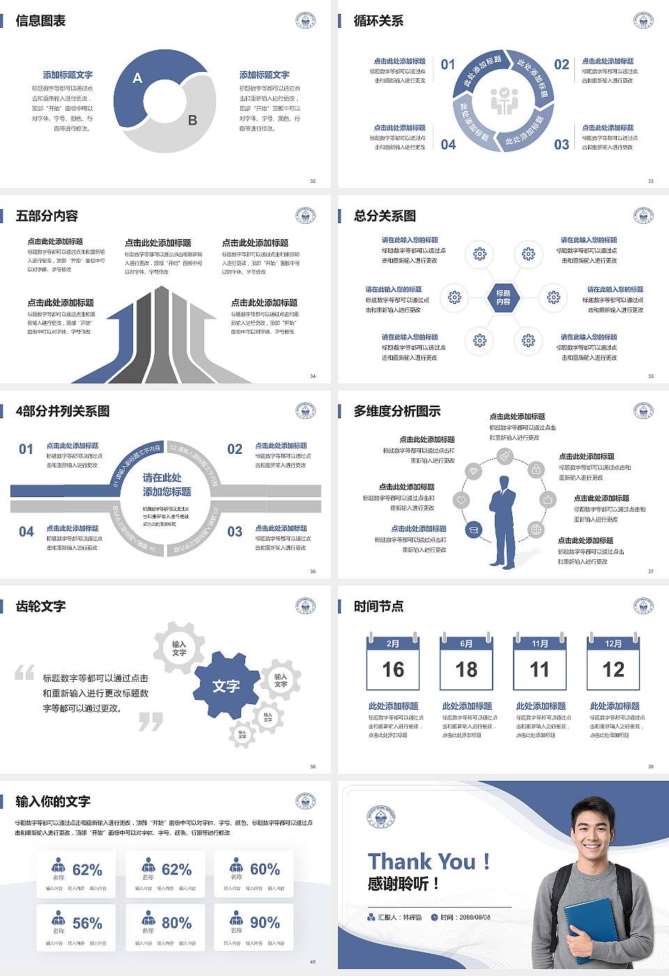 东北师范大学大学生职业生涯规划书PPT模板下载16:9格式幻灯片预览图5