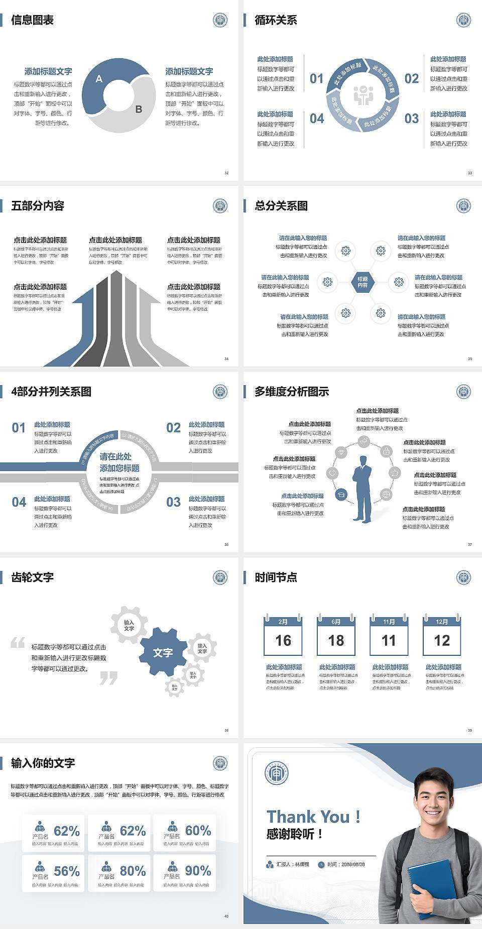 南京审计大学金审学院大学生职业生涯规划书PPT模板下载4:3格式幻灯片预览图5