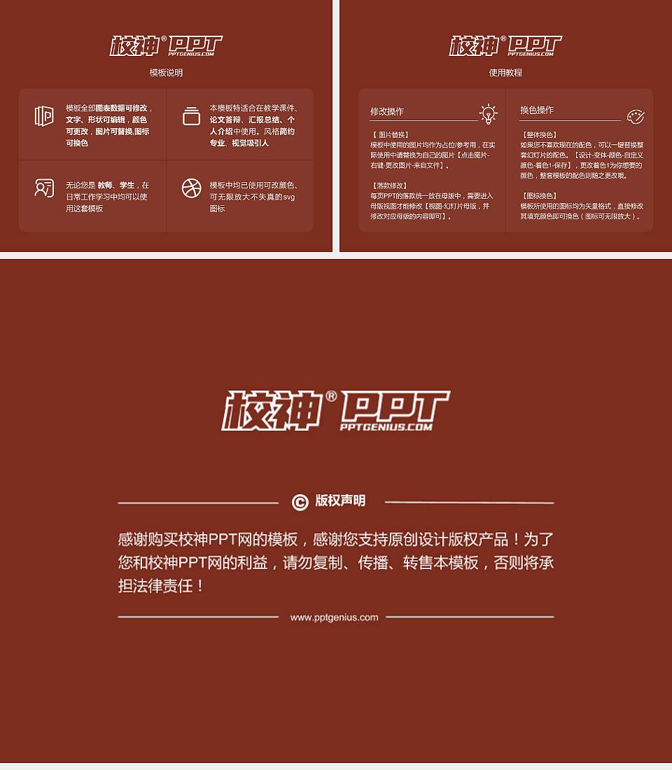 长春师范大学大学生职业生涯规划书PPT模板下载4:3格式幻灯片预览图6