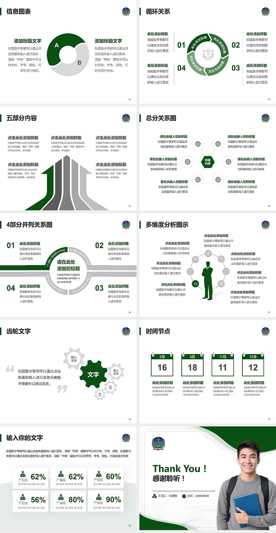 解放军装甲兵技术学院大学生职业生涯规划书PPT模板下载4:3格式幻灯片预览图5