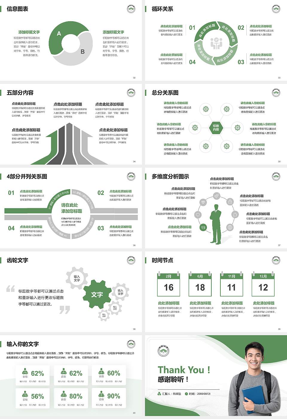 南通大学大学生职业生涯规划书PPT模板下载16:9格式幻灯片预览图5