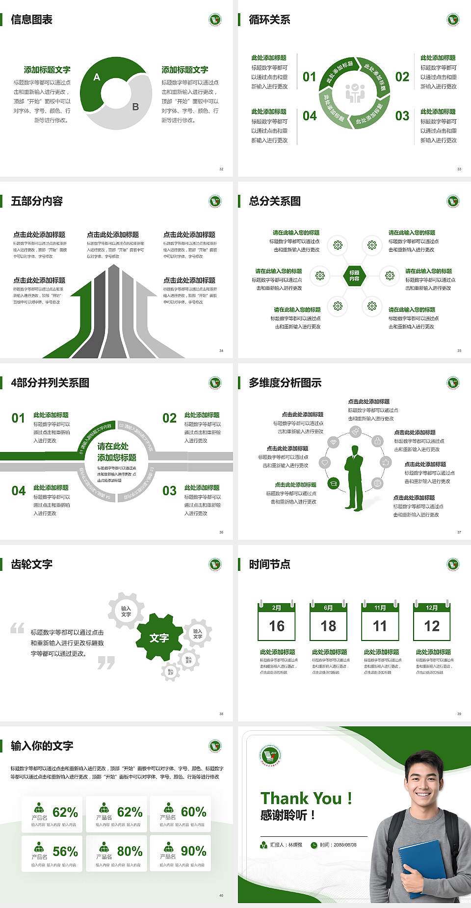 江西应用技术职业学院大学生职业生涯规划书PPT模板下载4:3格式幻灯片预览图5
