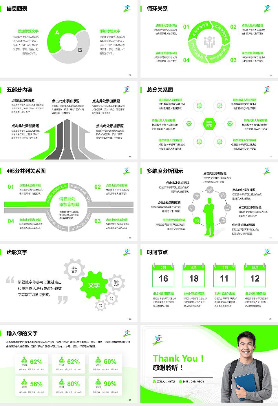 台湾体育运动大学大学生职业生涯规划书PPT模板下载16:9格式幻灯片预览图5
