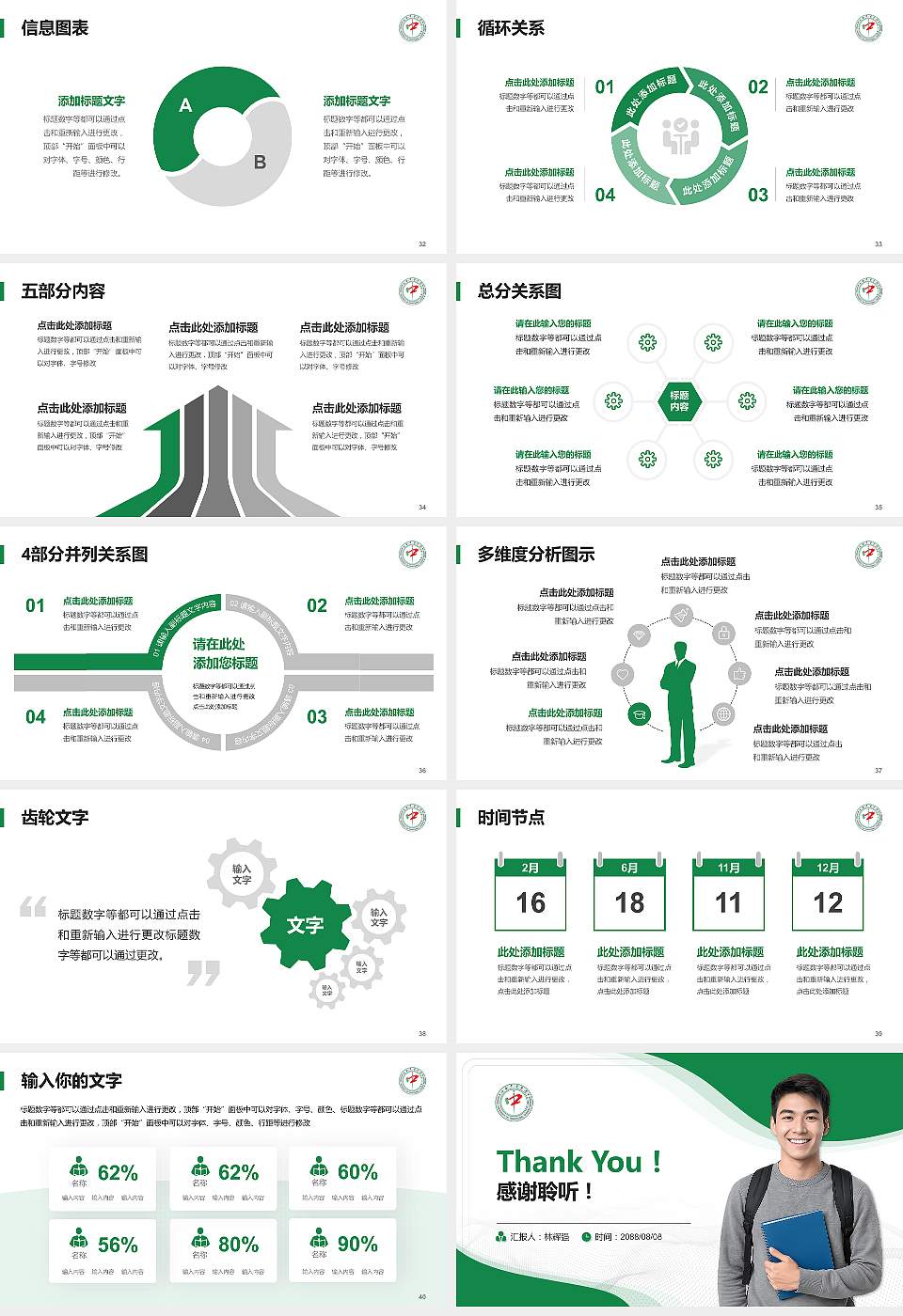 山西中医学院大学生职业生涯规划书PPT模板下载16:9格式幻灯片预览图5