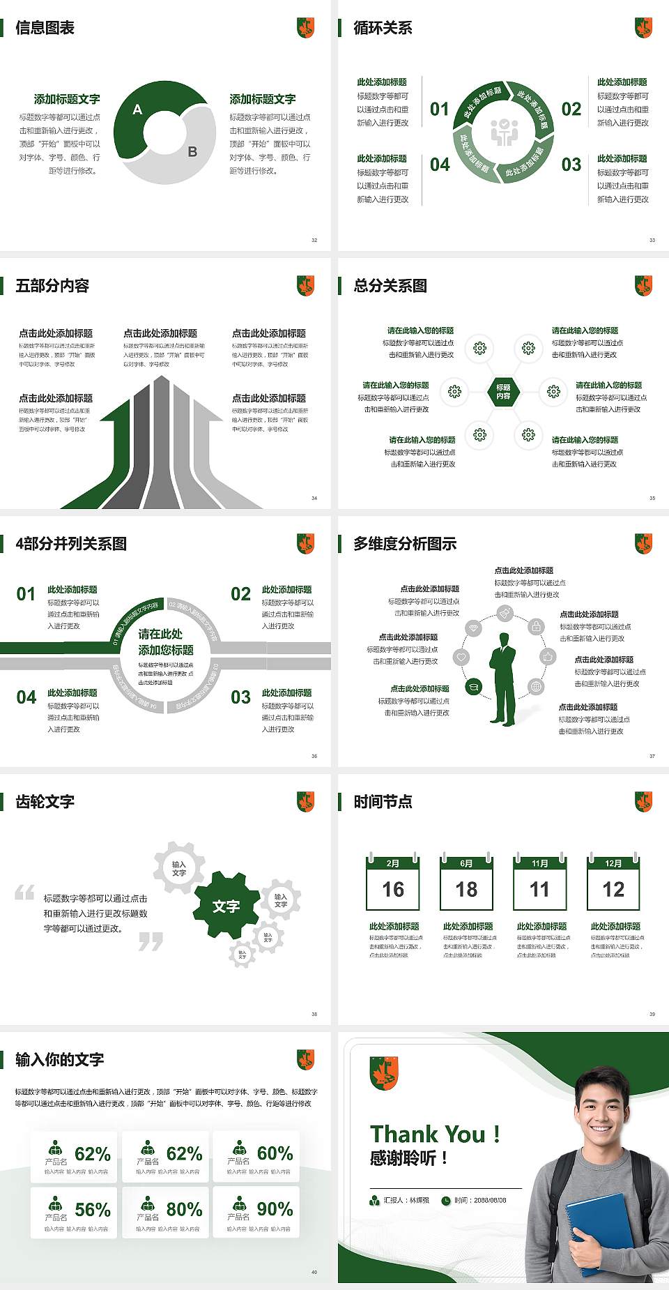 江西枫林涉外经贸职业学院大学生职业生涯规划书PPT模板下载4:3格式幻灯片预览图5