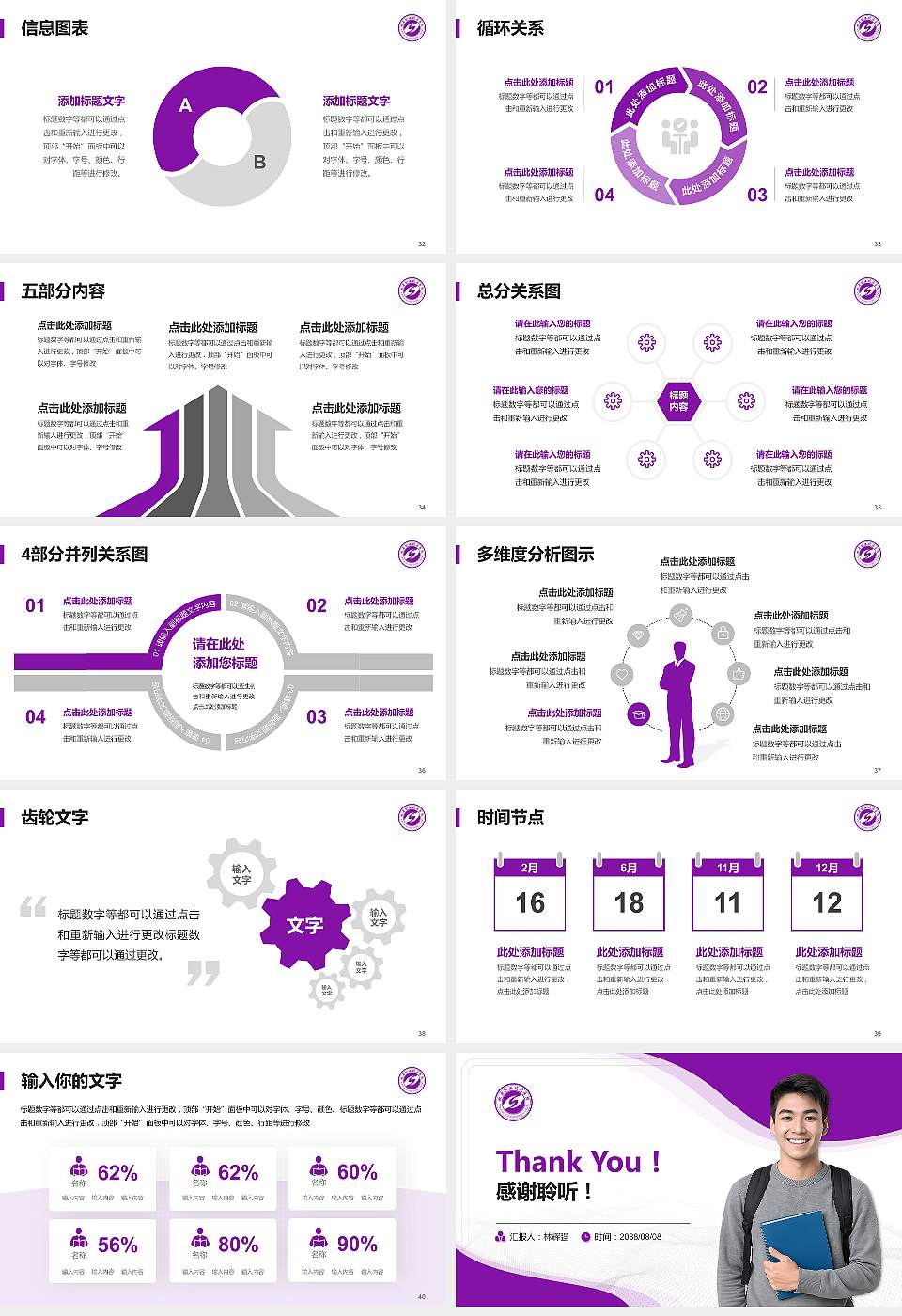 松原职业技术学院大学生职业生涯规划书PPT模板下载16:9格式幻灯片预览图5