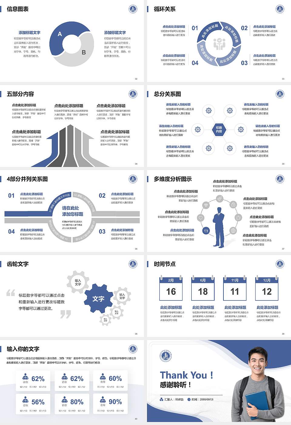 南充科技职业学院大学生职业生涯规划书PPT模板下载16:9格式幻灯片预览图5