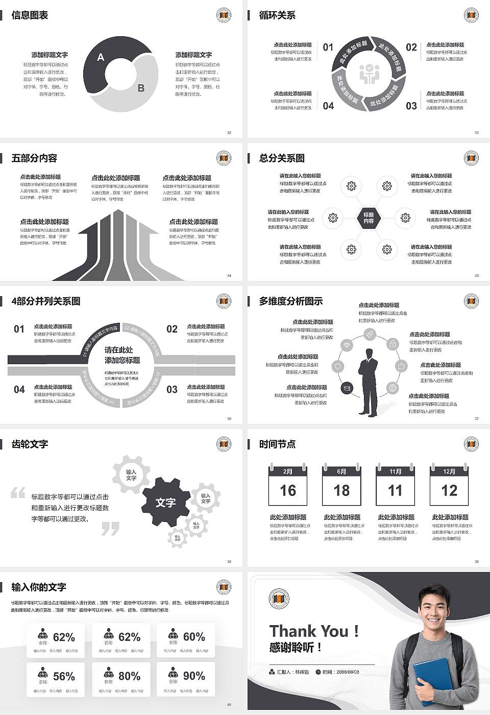 宁波城市职业技术学院大学生职业生涯规划书PPT模板下载16:9格式幻灯片预览图5