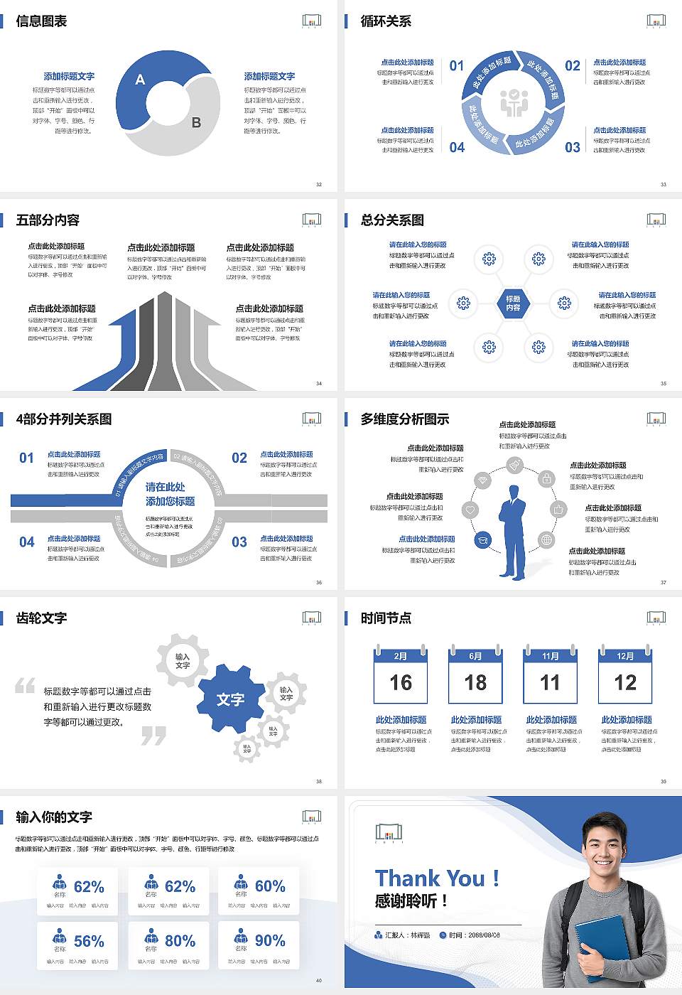 浙江工商职业技术学院大学生职业生涯规划书PPT模板下载16:9格式幻灯片预览图5