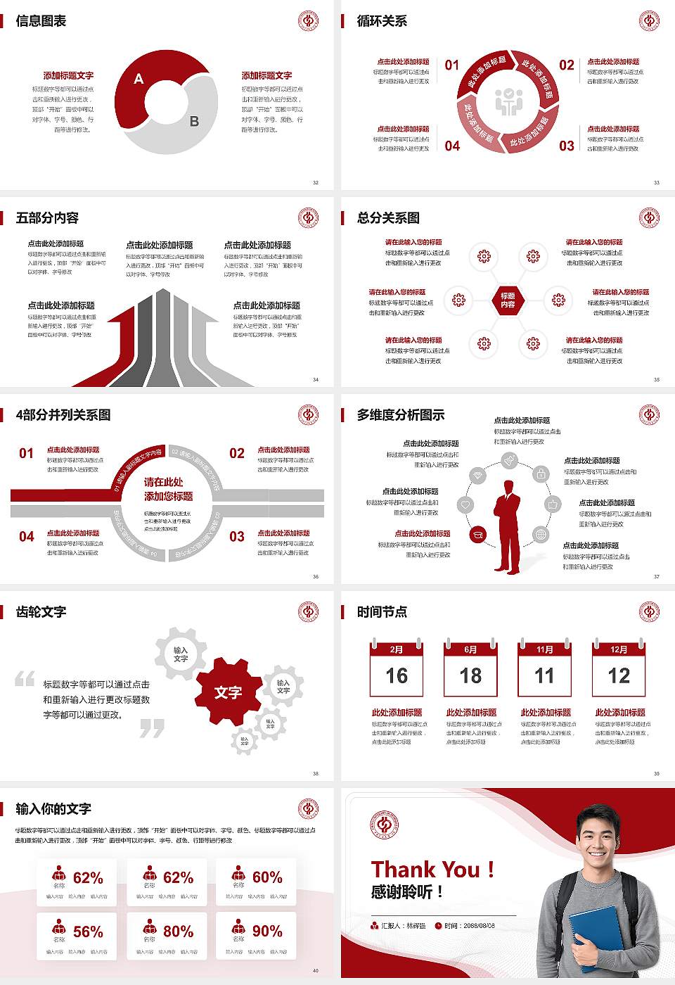 中国石油大学（北京）克拉玛依校区大学生职业生涯规划书PPT模板下载16:9格式幻灯片预览图5