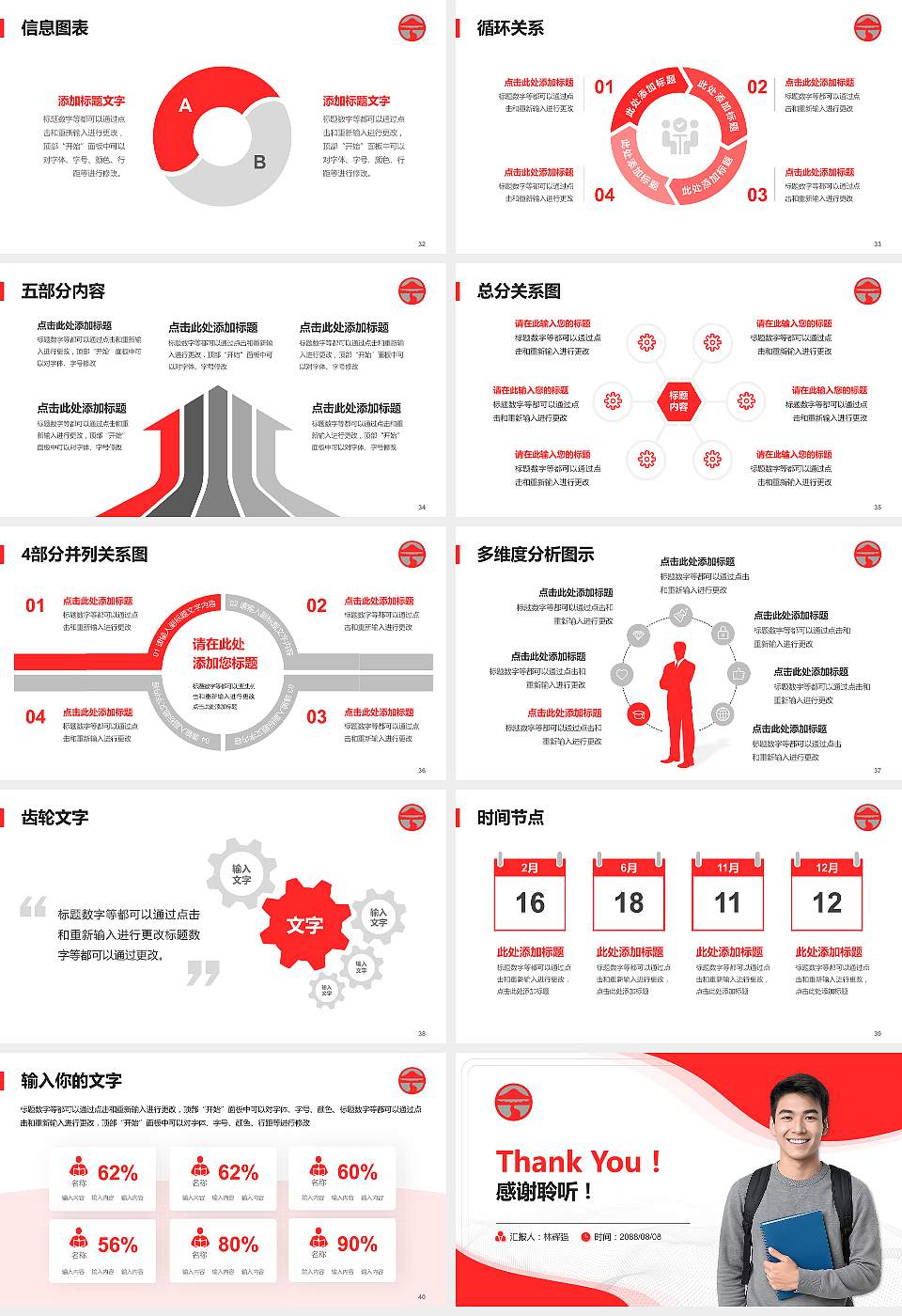 岭南大学大学生职业生涯规划书PPT模板下载16:9格式幻灯片预览图5