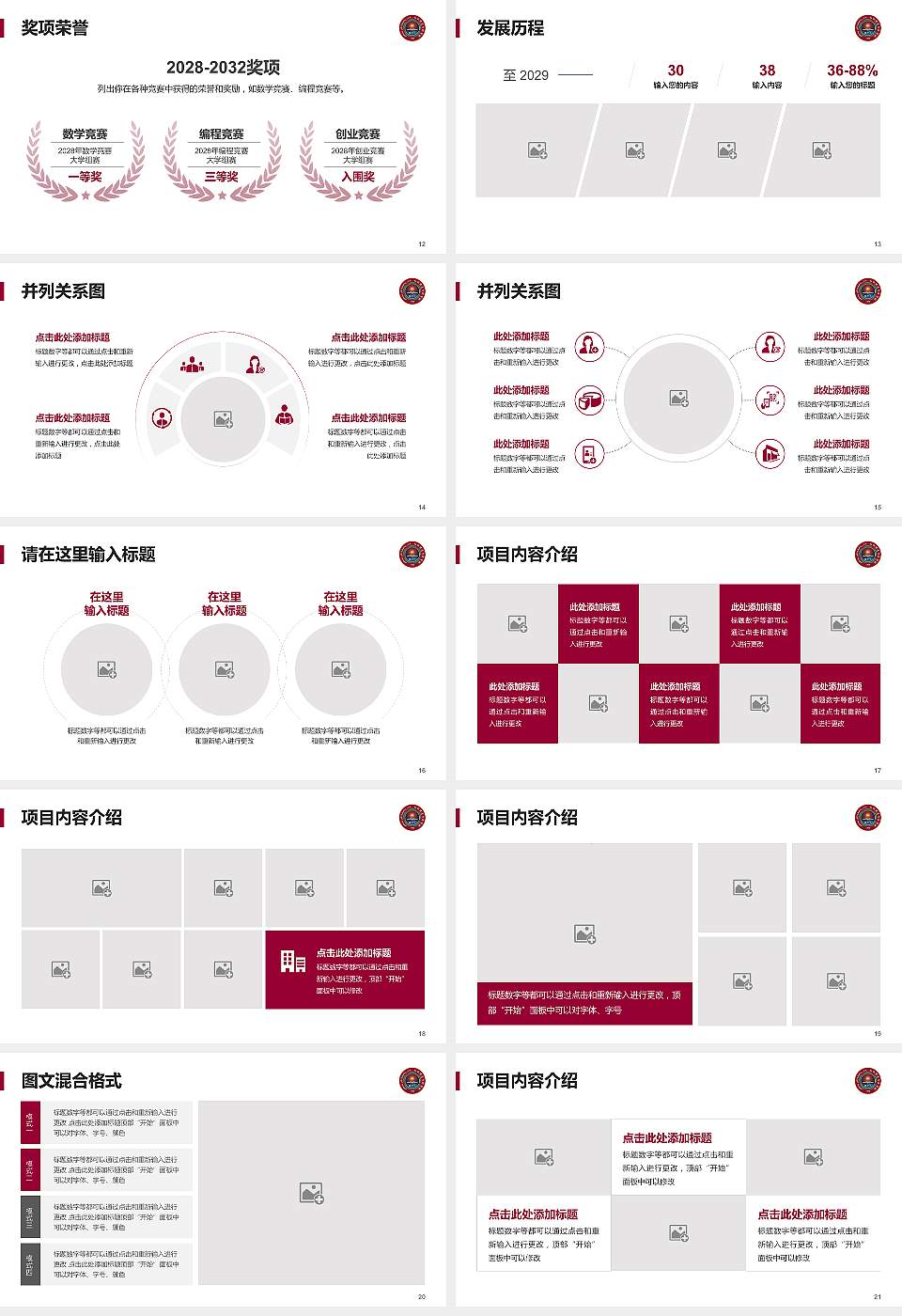 和田师范专科学校大学生职业生涯规划书PPT模板下载16:9格式幻灯片预览图3