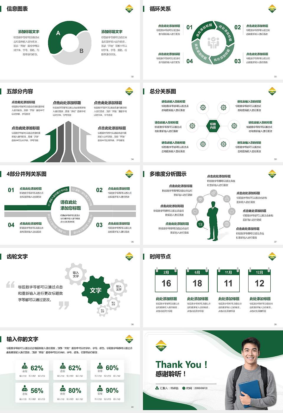 台州职业技术学院大学生职业生涯规划书PPT模板下载16:9格式幻灯片预览图5