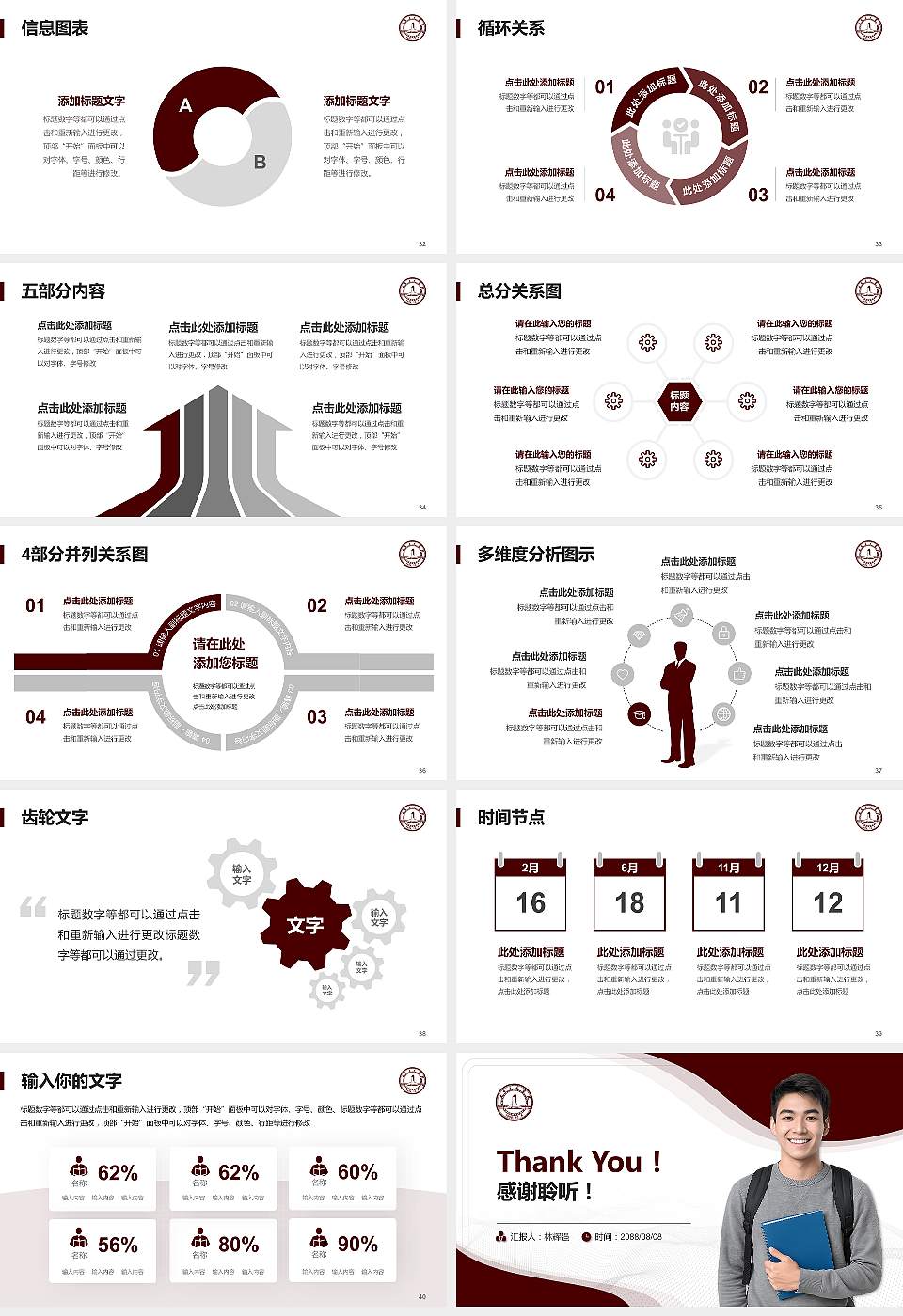 天津音乐学院大学生职业生涯规划书PPT模板下载16:9格式幻灯片预览图5