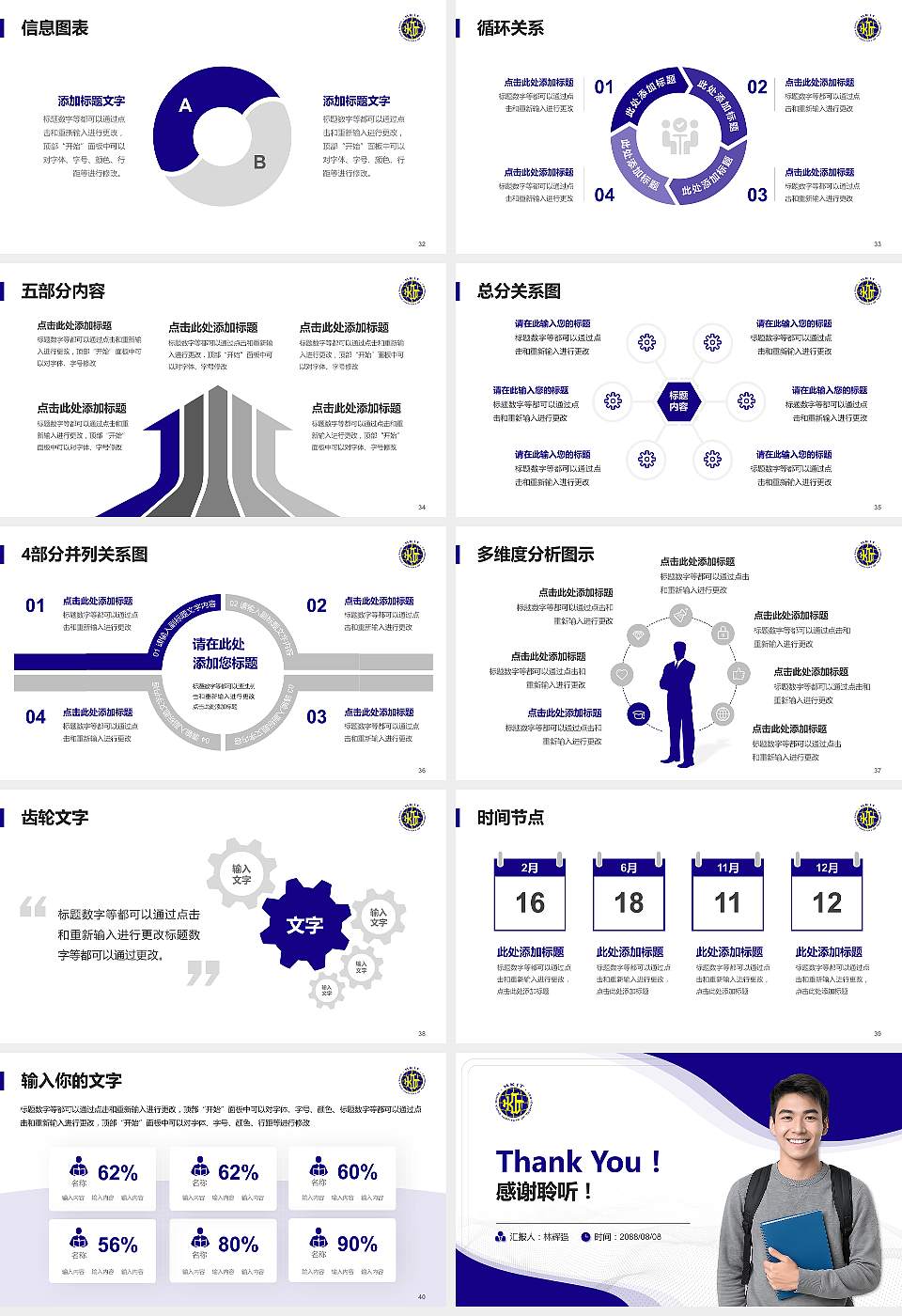 香港科技专上书院大学生职业生涯规划书PPT模板下载16:9格式幻灯片预览图5