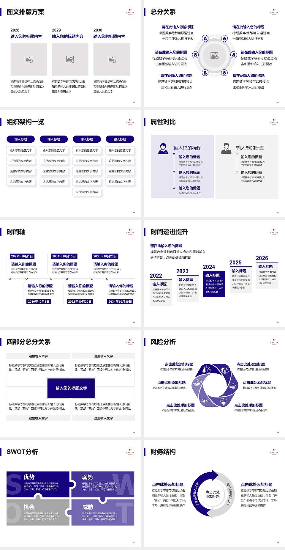 昆明理工大学津桥学院大学生职业生涯规划书PPT模板下载4:3格式幻灯片预览图4
