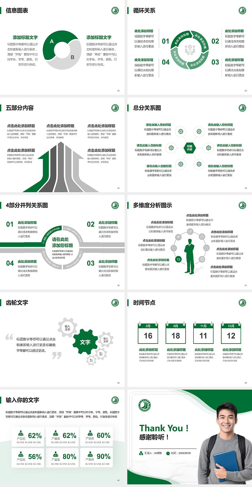 杭州职业技术学院大学生职业生涯规划书PPT模板下载4:3格式幻灯片预览图5