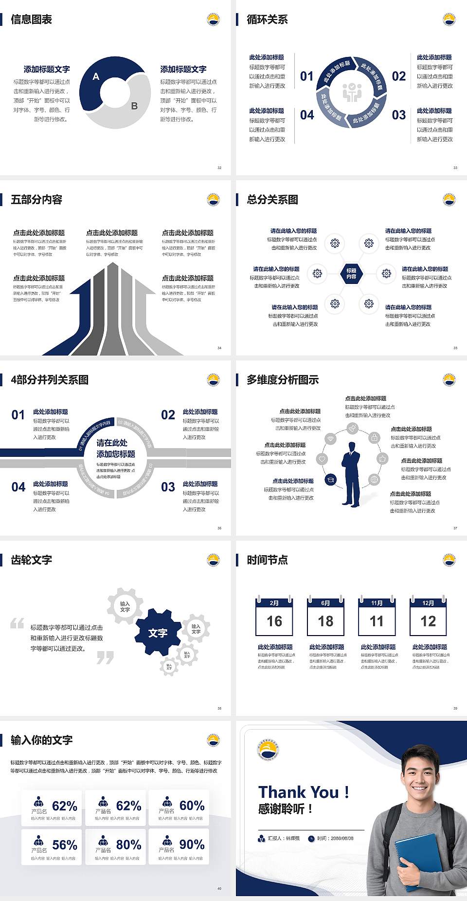 浙江体育职业技术学院大学生职业生涯规划书PPT模板下载4:3格式幻灯片预览图5