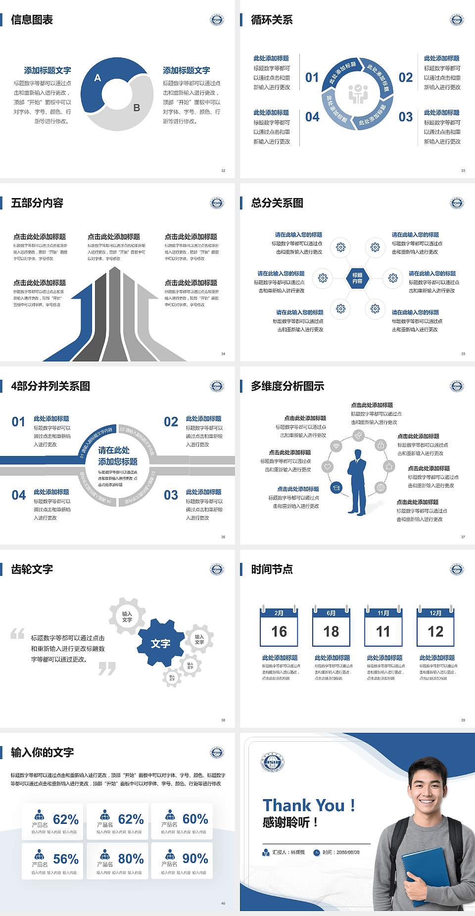 四川外国语大学大学生职业生涯规划书PPT模板下载4:3格式幻灯片预览图5