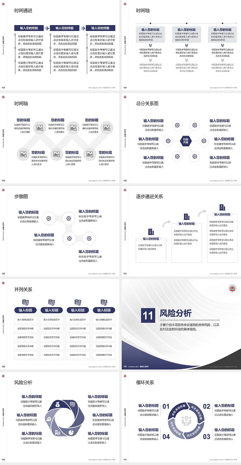 中国人民解放军海军勤务学院专用全国大学生互联网+创新创业大赛计划书/路演/网评PPT模板4:3格式幻灯片预览图14