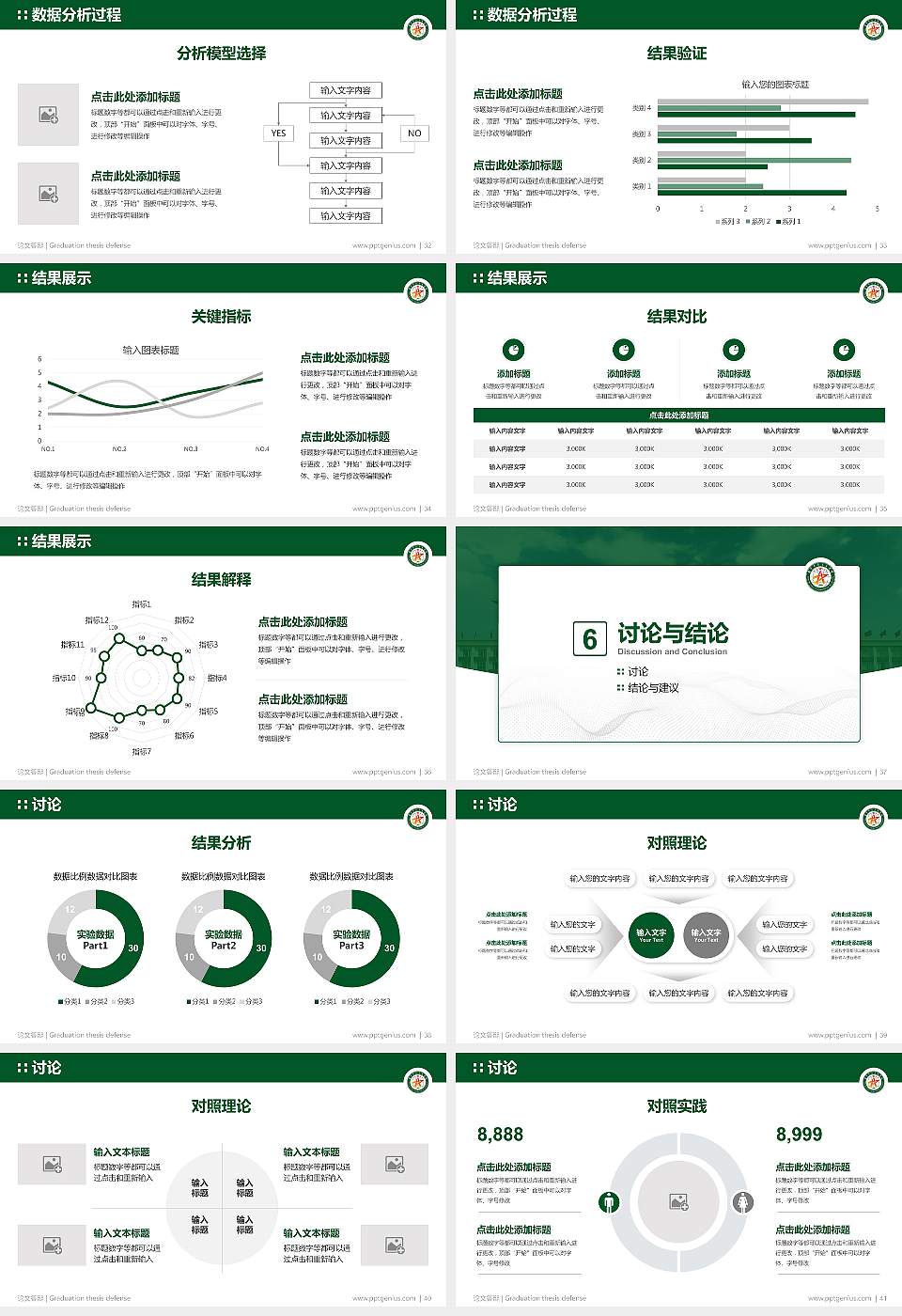 中国人民解放军陆军军事交通学院论文答辩标准PPT模板16:9格式幻灯片预览图5