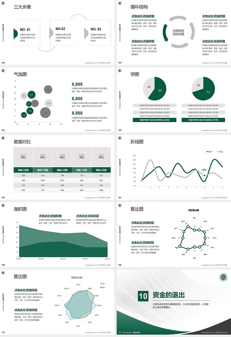 中国人民解放军火箭军工程大学专用全国大学生互联网+创新创业大赛计划书/路演/网评PPT模板16:9格式幻灯片预览图12