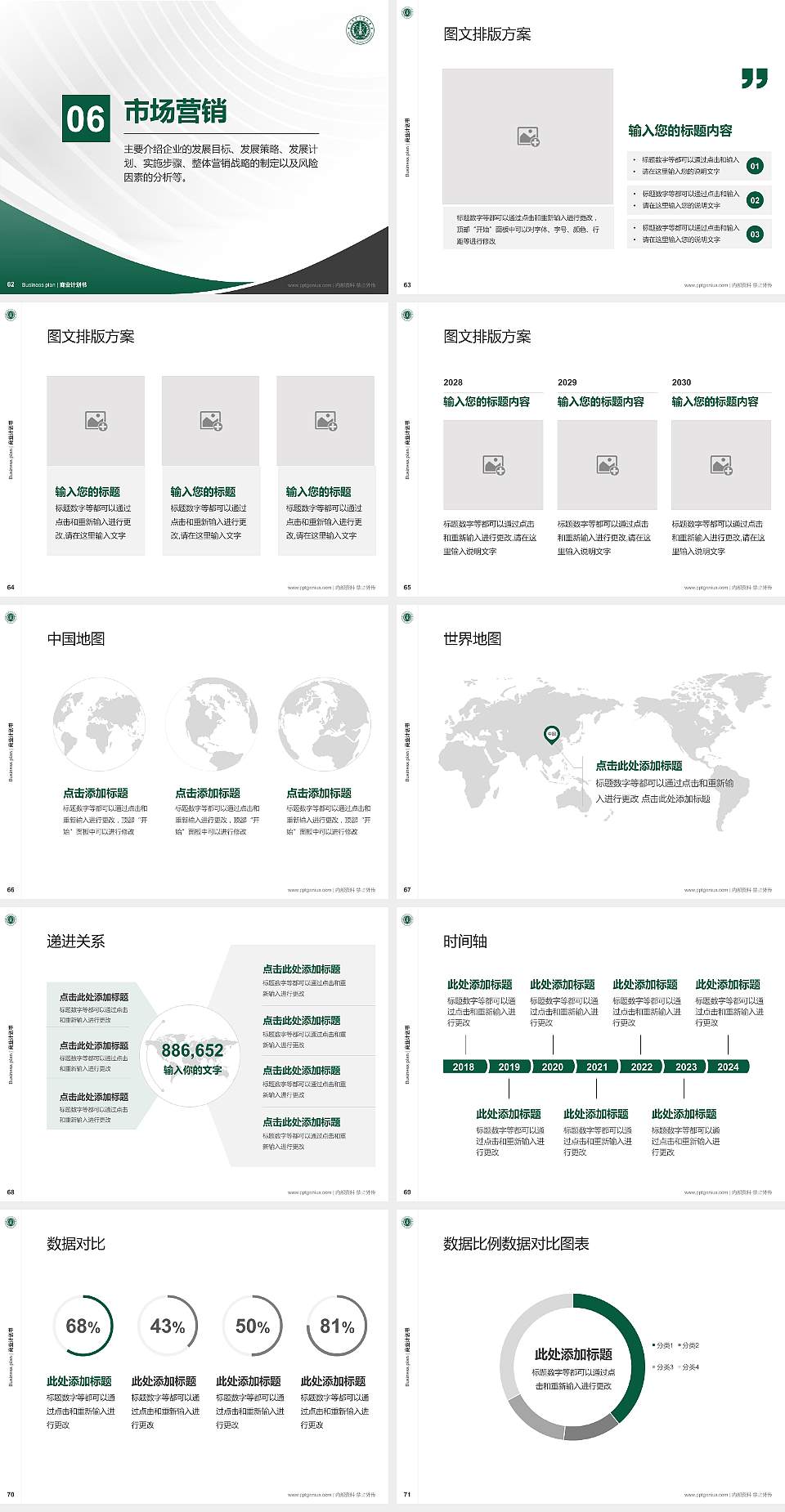 中国人民解放军火箭军工程大学专用全国大学生互联网+创新创业大赛计划书/路演/网评PPT模板4:3格式幻灯片预览图8
