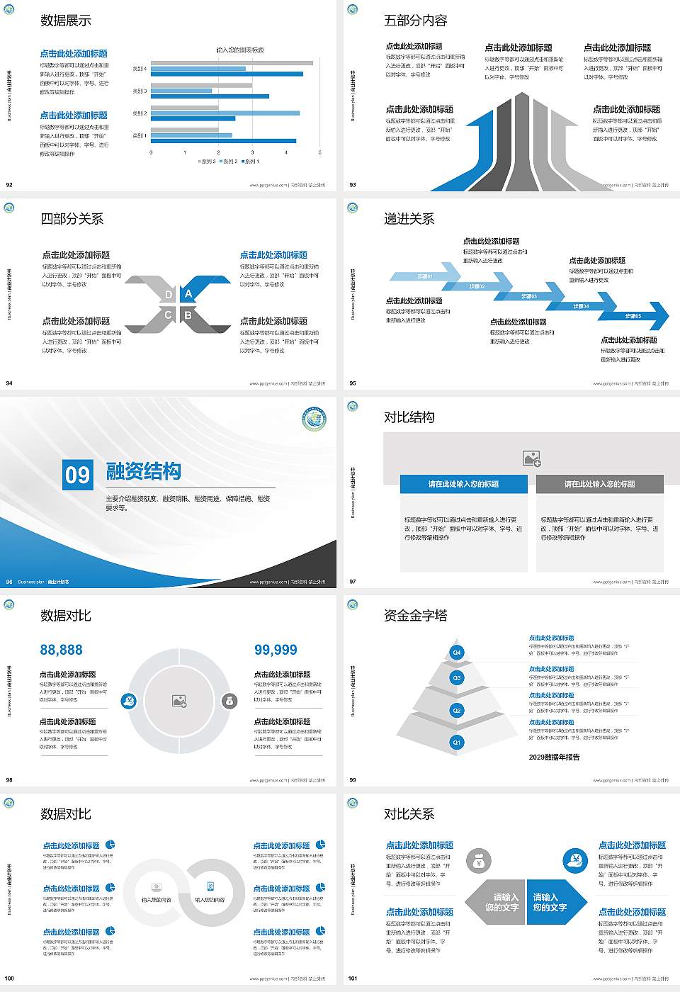 上海科创职业技术学院专用全国大学生互联网+创新创业大赛计划书/路演/网评PPT模板16:9格式幻灯片预览图11