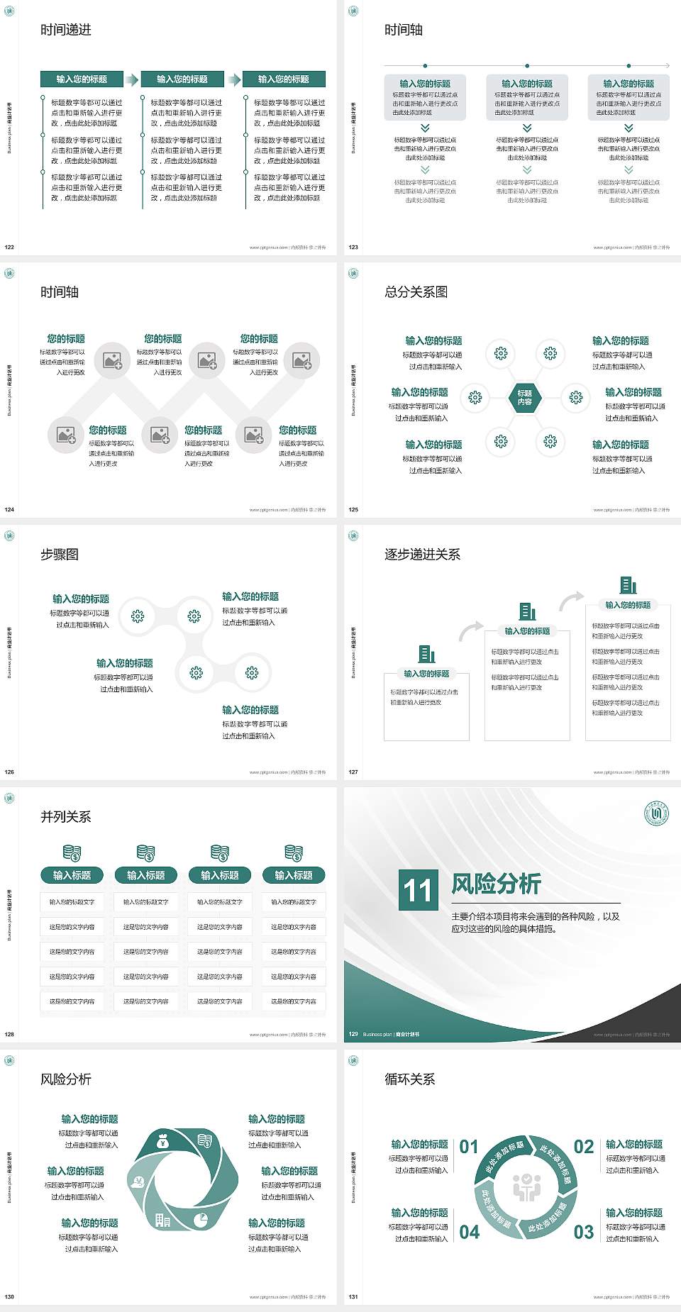 上海师范大学专用全国大学生互联网+创新创业大赛计划书/路演/网评PPT模板4:3格式幻灯片预览图14