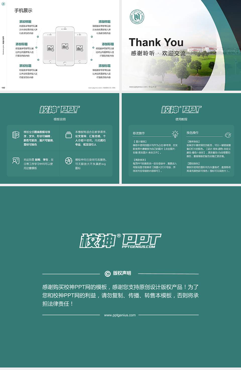 上海师范大学专用全国大学生互联网+创新创业大赛计划书/路演/网评PPT模板4:3格式幻灯片预览图16