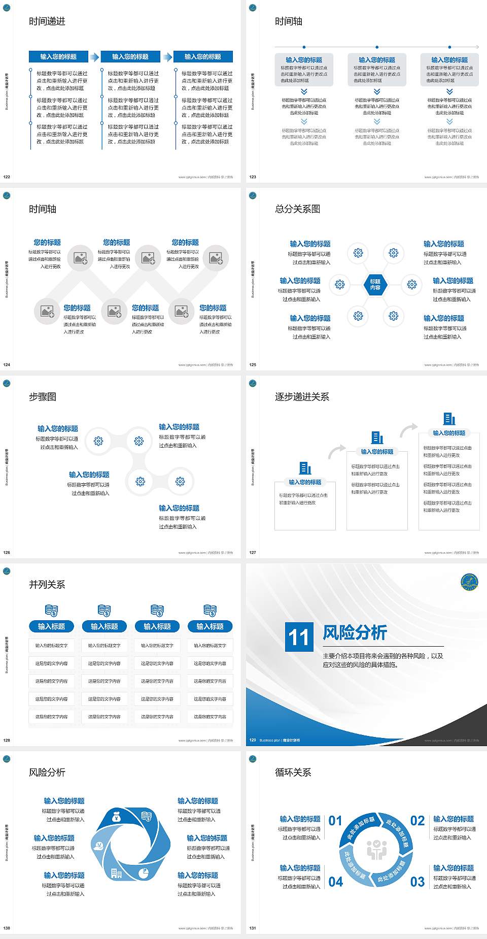 上海海关学院专用全国大学生互联网+创新创业大赛计划书/路演/网评PPT模板4:3格式幻灯片预览图14